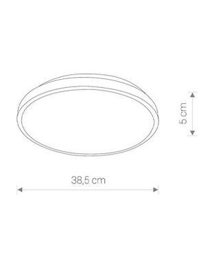 10978 Світильник Nowodvorski Agnes Round LED PRO WHITE 22W 4000K