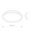 10978 Світильник Nowodvorski Agnes Round LED PRO WHITE 22W 4000K
