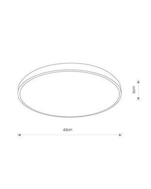 10974 Світильник Nowodvorski Agnes Round LED PRO BLACK 32W 4000K