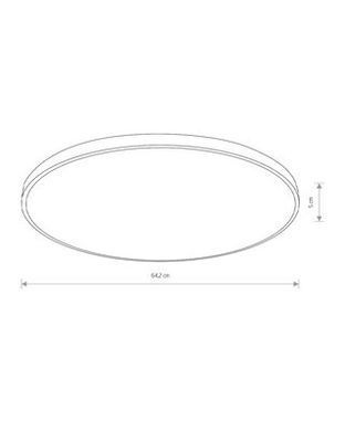 10981 Світильник Nowodvorski Agnes Round LED PRO WHITE 64W 3000K