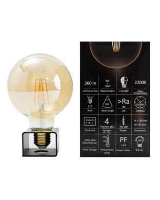 Лампа Nowodvorski BULB VINTAGE LED 4W, 2200K, E27, ANGLE 360 CN